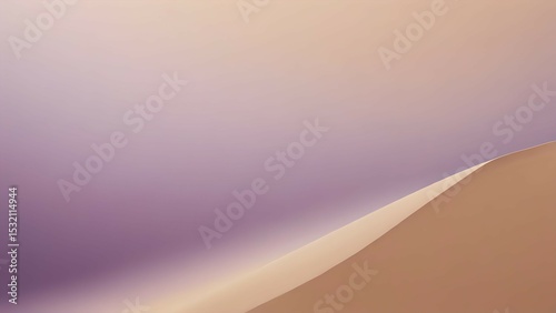 Gradient of dusty lilac and matte sand exudes calm refinement and modern subtlety