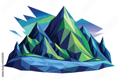 Polygonal northern lights