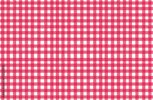 Hand-drawn gingham check Red. Repeat pattern. Available in various colors | Pattern, seamless, vector