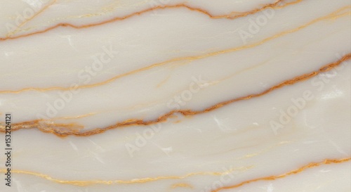 High-resolution image of elegant, light beige marble with gold veins, perfect for interior design marketing materials.
