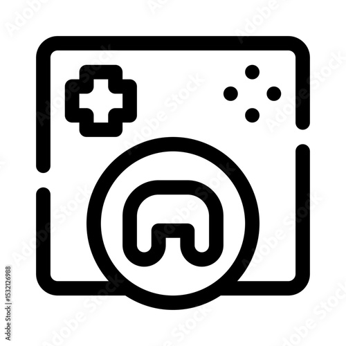 Gaming line icon