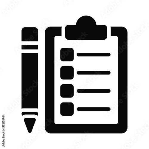 Planning Vector Icon which can easily modify or edit