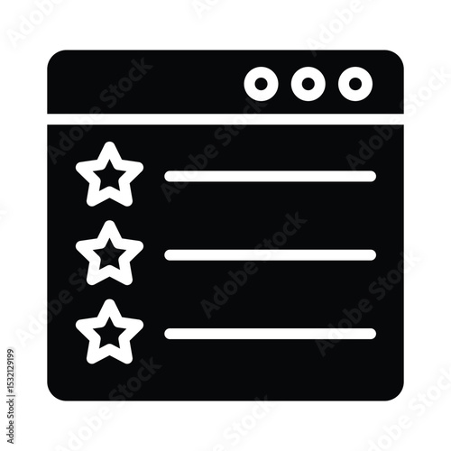 Features Vector Icon which can easily modify or edit