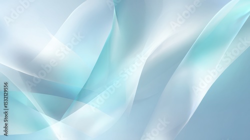 Soft Light Background with Gentle Flowing Abstract Lines
