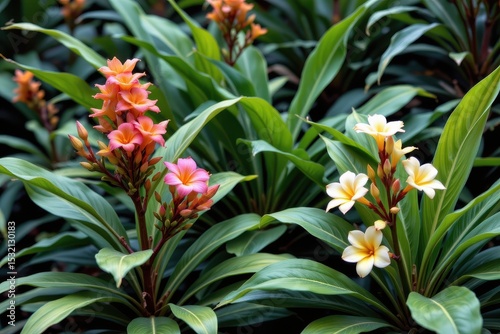 tropical plants in humid climates displaying seasonal changes in flowering to coincide with rainy or dry periods.