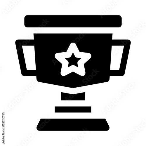 Trophy glyph icon