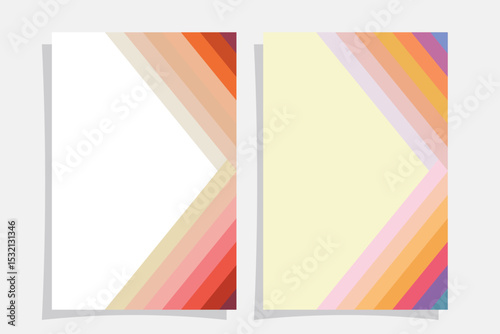 vector illustration of a set of summer backgrounds, vector illustration templates