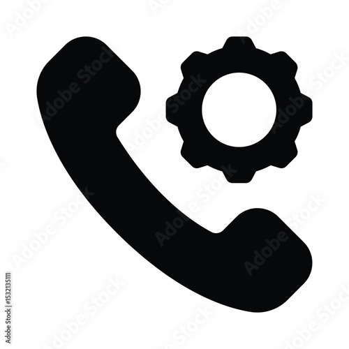 Call management Vector Icon which can easily modify or editCall management Vector Icon which can easily modify or edit