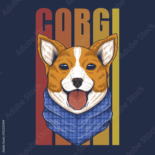 Creative and trendy animal vector illustration avatars, hand-drawn cartoon animal logos