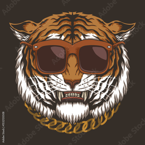 Creative and trendy animal vector illustration avatars, hand-drawn cartoon animal logos