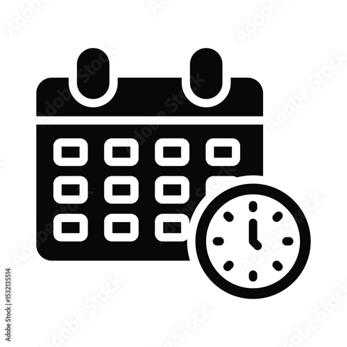 Personal schedule Vector Icon which can easily modify or edit