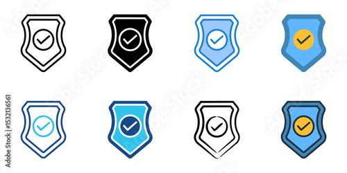 Verified icon set multiple style collection 
