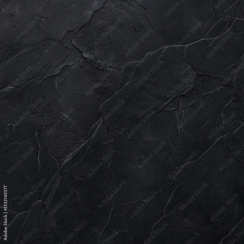 Obraz premium Dark Slate Stone Texture with Natural Cracks for Background Use