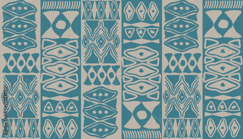 minimal tribal style cave art pattern which can be bg wallpaper background this tribal African style pattern gives the right tribal and African traditional colors and also have geometric form in it