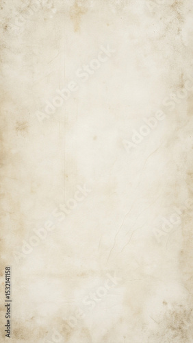 Vintage Aged Paper Texture with Faded Edges and Subtle Stains