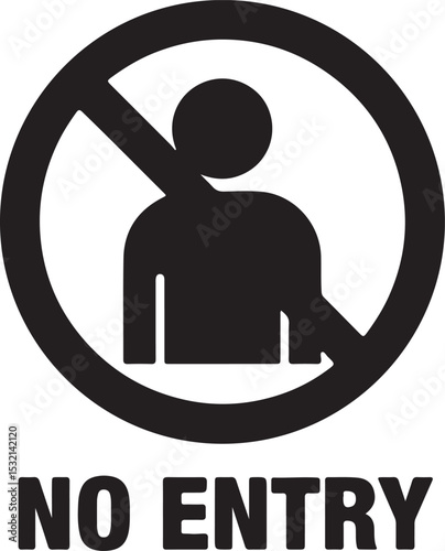 No smoking, no parking, and other prohibitive symbols like a vector icon button design