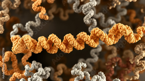 A highresolution image of a glycosylated protein in its native conformation emphasizing the role of glycosylation in maintaining proper protein folding