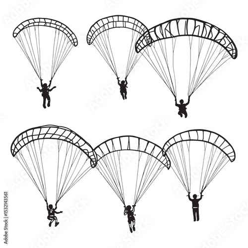 Simple vector design of a paraglider