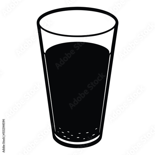glass of water isolated