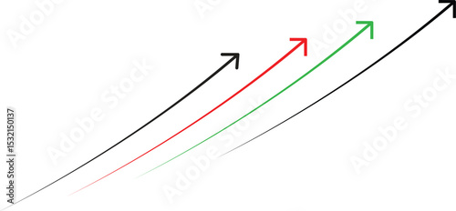 Colorful Arrow Line Up Arrow Line Top Arrow Arrow Element Design Set Collection, Vector