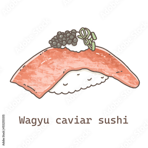 Wagyu sushi 