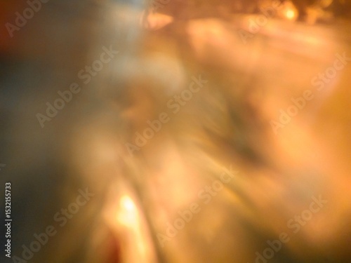 Orange, yellow, classic and romantic light effect background, night light.