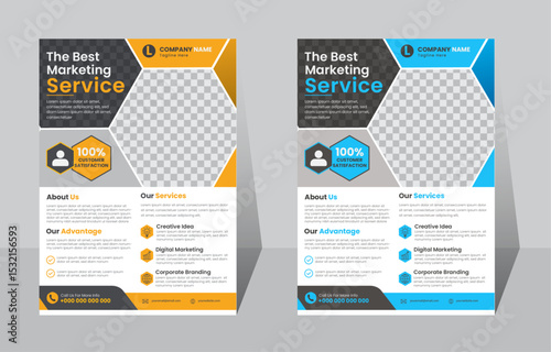 Flyer template layout design.A4 format flyer or brochure for corporate business advertising vector abstract design, annual report or modern leaflet, cover or presentation corporate trendy style.busine