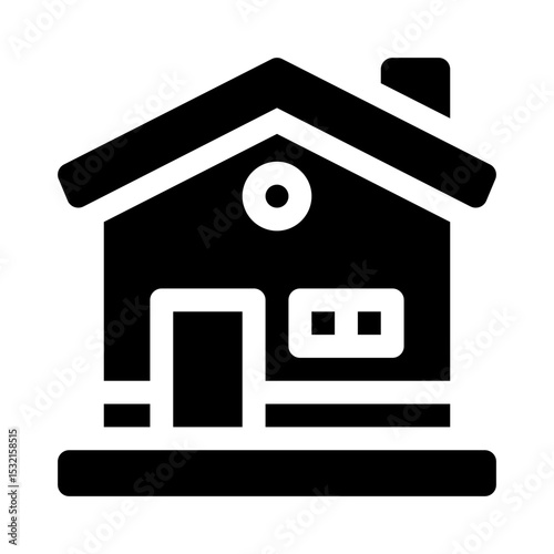 House glyph icon