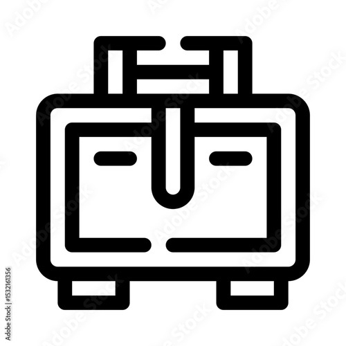 Suitcase line icon