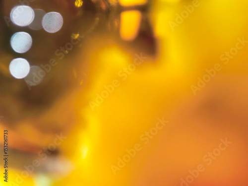 Orange, yellow, classic and romantic light effect background, night light.