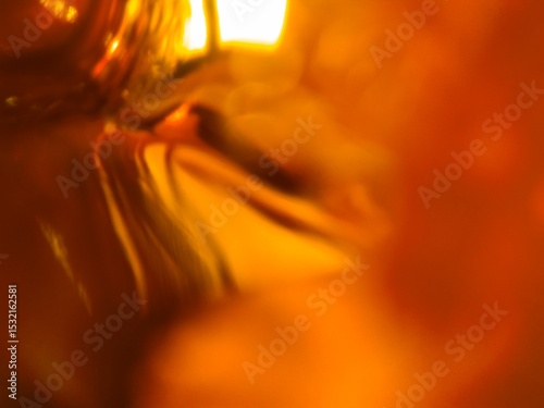 Orange, yellow, classic and romantic light effect background, night light.