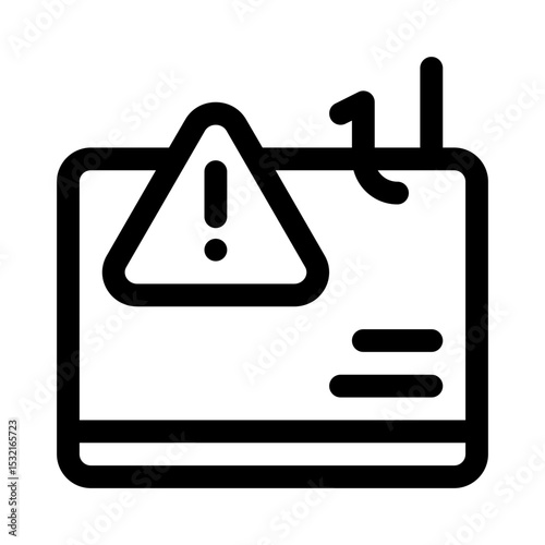 Phishing Alert line icon