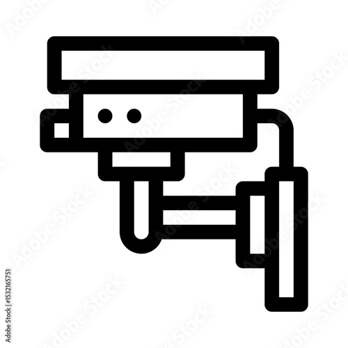 Security camera line icon