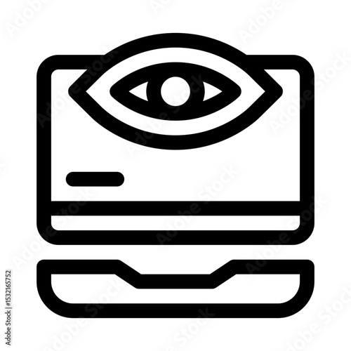 Spyware line icon