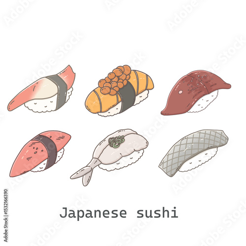 Japanese sushi collection 4