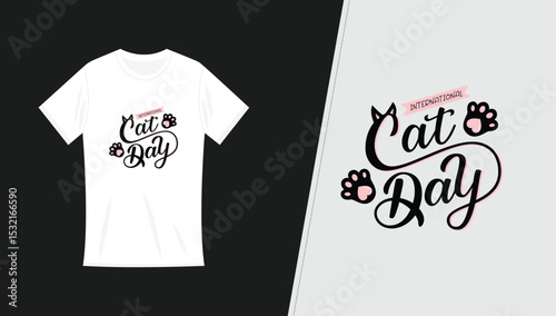 Black shirt design template and blank cotton textile apparel