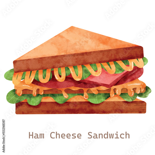 Ham cheese sandwich