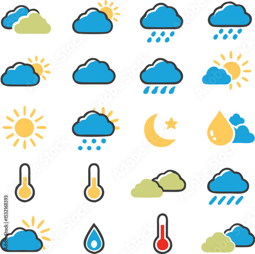 Weather icons collection