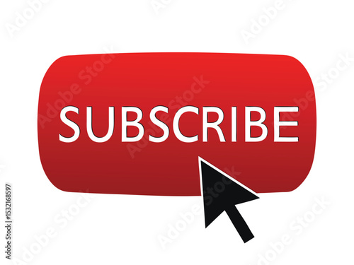 Subscribe button with cursor