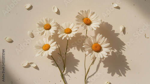 flowers on a white background