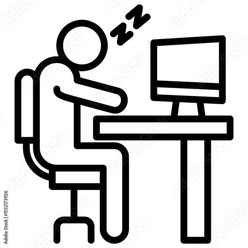 Meeting Fatigue Icon