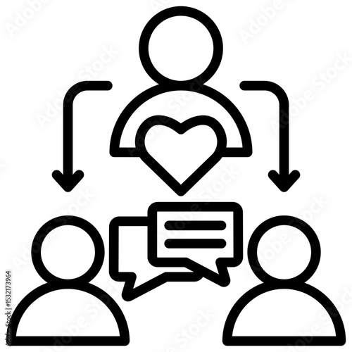 Empathetic Leadership Icon