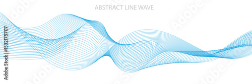 Wave line pattern. Light halftone undulate net background. Abstract air flowing particle wallpaper. Vector curve dashed gradient element for poser, banner, presentation, booklet, flyer vector in eps10
