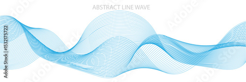 Wave line pattern. Light halftone undulate net background. Abstract air flowing particle wallpaper. Vector curve dashed gradient element for poser, banner, presentation, booklet, flyer vector in eps10