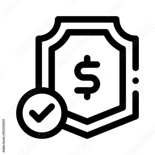 Safe line icon