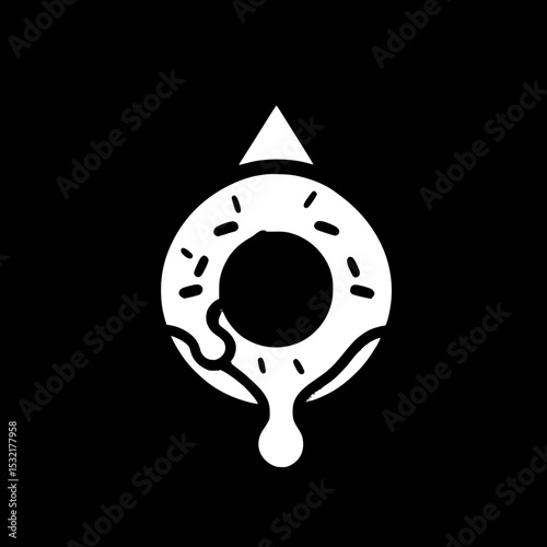 High-resolution black-and-white vector illustration, designed for professional use in print, web, and product mockups. Clean lines, isolated on white, perfect for creative and commercial projects.
