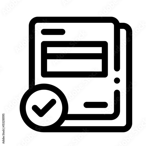 Invoice line icon