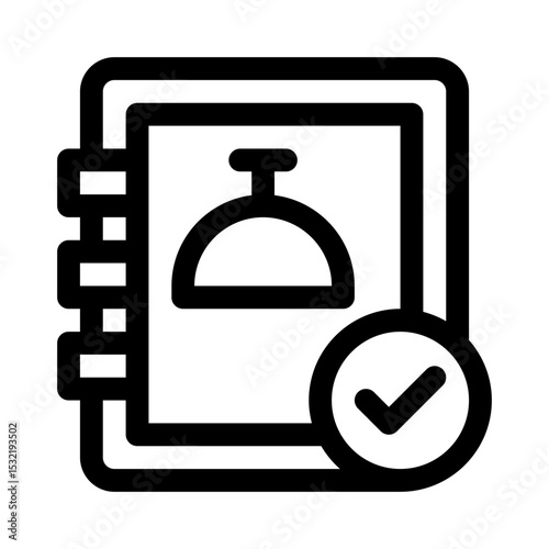 Reservation line icon