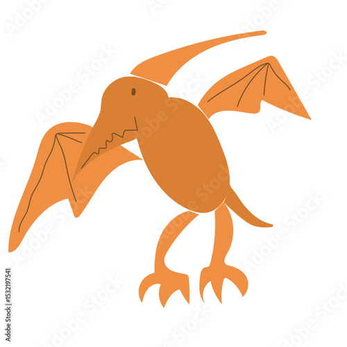 pteradonon illustrasi clip art hand drawing