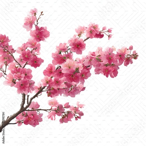 Wallpaper Mural Delicate pink cherry blossoms on branch Torontodigital.ca